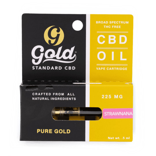 Gold Standard Strawana VapeCartridge