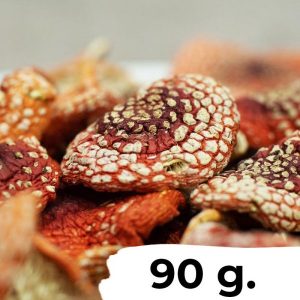 3 Ounces (90 grams) – Dried Muscaria (Fly Agaric)