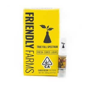 Friendly Farms “Purple Kush” Cartridge (1000mg)