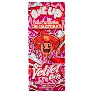 Red Velvet Cake Mushroom Chocolate Bar